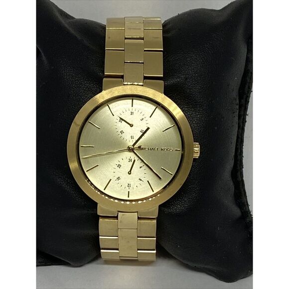 Michael Kors MK6408 Women's Gold Stainless Steel Analog Dial Quartz Watch LJ195 - Picture 1 of 12